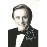 Kirk Douglas signed 5.5 x 3.5 inch b/w photo. Condition 9/10. All autographs come with a Certificate
