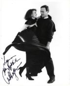 Christopher Cazenove Signed 10 x 8 inch b/w promo photo from Ticket to Ride, to Lauren. Condition