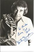 Stanley Baxter signed 5.5 x 3.5 inch b/w photo to mike Condition 8/10. All autographs come with a