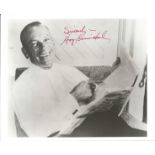 Hoagy Carmichael signed 10 x 8 inch b/w portrait photo. Condition 9/10. All autographs come with a