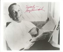 Hoagy Carmichael signed 10 x 8 inch b/w portrait photo. Condition 9/10. All autographs come with a