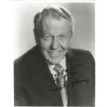 Ralph Bellamy signed 10 x 8 inch b/w portrait photo, dedicated to Nora Henderson, some of