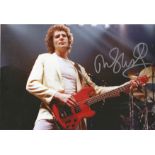 John Illsley Dire Straits Guitarist Signed 8x12 Photo. Condition 8/10.