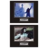 Set of 2 Stunning Displays! The Exorcist hand signed professionally mounted displays.