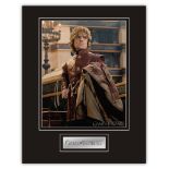 Stunning Display! Game Of Thrones Peter Dinklage hand signed professionally mounted display.