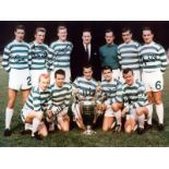 Celtic 1967, Football Autographed 16 X 12 Photo, A Superb Image Depicting Celtic's 1967 European Cup