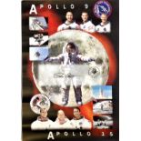 Apollo Astronaut Dave Scott signed 16 x 12 matt print of Apollo 9/15 poster. Condition 9/10.