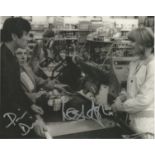 Quadrophenia Phil Daniels and Leslie Ash double signed 10 x 9 inch b/w photo from the movie.