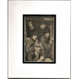 Yardbirds 7x9 Mounted Picture Signed By Keith Relf & Jim Mccarty Signed. Condition 8/10.