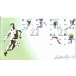 Football Gordon Banks signed Internetstamps Buckingham Covers 2006 official football FDC.