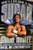 Sugar Shane Mosley Vs Antonio Diaz 2000 World Title 27x40 Boxing Poster. Condition 8/10.