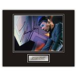 Stunning Display! Star Trek Leonard Nimoy (d) hand signed professionally mounted display.