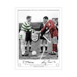 Billy Mcneill & Ron Yeats 1966, Football Autographed 16 X 12 Limited Edition Print