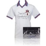 Trevor Brooking 1980, Football Autographed Replica Shirt As Worn In The 1980 Fa Cup Final