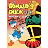 Tony Anselmo signed 13x10 Walt Disneys Comics and Stories Donald Duck Print.