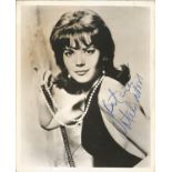 Natalie Wood signed vintage 10 x 8 inch b/w 3/4 length portrait photo.