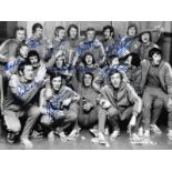 Rangers 1972, Football Autographed 16 X 12 Photo, A Superb Image Depicting Rangers Players