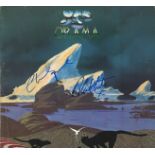 Yes Lp Record Drama Signed By Chris Squire & Alan White. Condition 8/10.