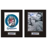 Set of 2 Stunning Displays! Quadrophenia hand signed professionally mounted displays.