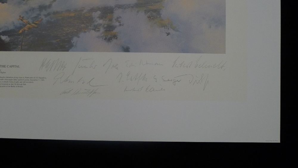 Rare Robert Taylor Assault on the Capital The Millennium Proofs Edition signed by 17 WW2 Luftwaffe - Image 3 of 4