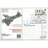 Adolf Galland plus two escapees signed 25th Anniversary of the Royal Air Forces Escaping Society