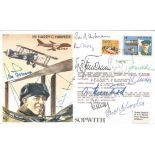 WW2 Luftwaffe aces multiple signed cover. Nine inc Erich Hartmann, Adolf Galland, Gunther Seeger,