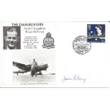 WW2 Dambuster raid veteran Jim Clay signed 1989 Dams Raid cover. All autographs come with a