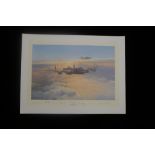 RARE Robert Taylor Cloud Companions Limited Edition signed by a complete WW2 RAF Lancaster bomber