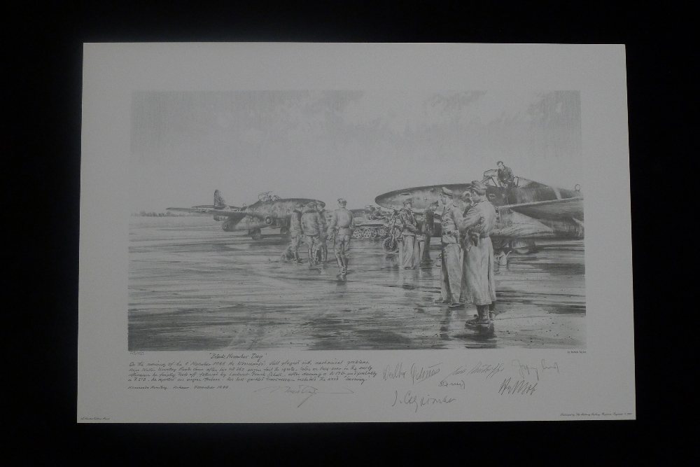 Robert Taylor Jet Hunters The Jet Hunters Edition signed by an impressive 20 WW2 USAAF P-51 - Image 5 of 6