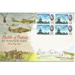 Douglas Bader signed The Battle of Britain 25th Anniversary FDC with Biggin Hill Westerham Kent 13
