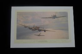 Robert Taylor The Hard Way Home Collectors' Edition signed by 21 RAF veterans of WW2 who flew