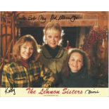 The Lennon Sisters signed 10x8 colour photo. Dedicated. All autographs come with a Certificate of