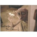 Toby Jones signed 8x6 colour photo from Harry Potter. All autographs come with a Certificate of
