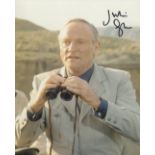 Indiana Jones & The last Crusade 8x10 scene photo signed by actor Julian Glover. All autographs come