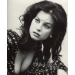 007 James Bond girl Lana wood signed 8x10 photo pictured in a sexy pose. All autographs come with