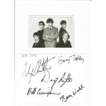 Box Tops signature piece below black and white photo. All autographs come with a Certificate of