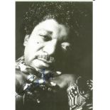 Percy Sledge signed 11x8 black and white photo. All autographs come with a Certificate of