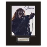 Stunning Display! Lord Of The Rings Sala Baker hand signed professionally mounted display. This
