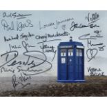 Doctor Who 8x10 photo signed by FOURTEEN actors who have appeared in the series, including Joanna
