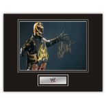 Stunning Display! WWE Wrestling Goldust hand signed professionally mounted display. This beautiful
