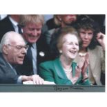 Margaret Thatcher signed 12x8 colour photo. All autographs come with a Certificate of