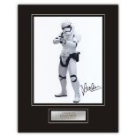 Stunning Display! Star Wars Sandeep Mohan hand signed professionally mounted display. This beautiful