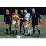 PAUL HEGARTY 1984, football autographed 12 x 8 photo, a superb image depicting the Dundee United