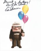 Ed Asner signed 10x8 colour photo from Up. All autographs come with a Certificate of Authenticity.