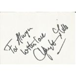 Hayley Mills signed white card. All autographs come with a Certificate of Authenticity. We combine
