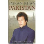 Imran Khan signed Pakistan - a personal history hardback book. Signed on inside title page. All