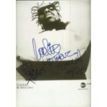 Coolio, Shaggy and Sean Paul signed photo collection. All autographs come with a Certificate of