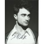 Daniel Radcliffe signed 10x8 black and white photo. All autographs come with a Certificate of