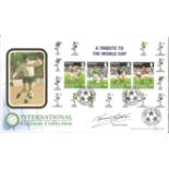 Norman Hunter signed A Tribute to the World Cup FDC. All autographs come with a Certificate of