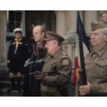 Dads Army. Actor Frank Williams as the Vicar signed Dads Army comedy 8x10 scene photo. All